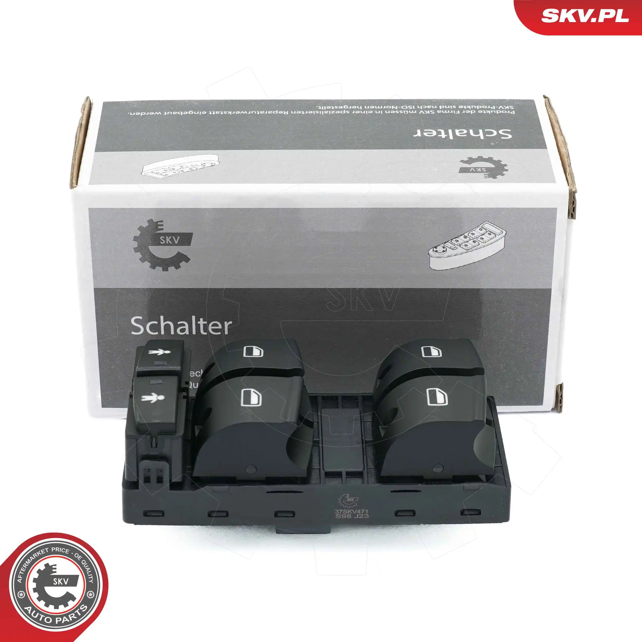 Switch, window regulator
